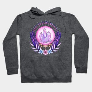 Magical crystal ball design with witchy hands Hoodie